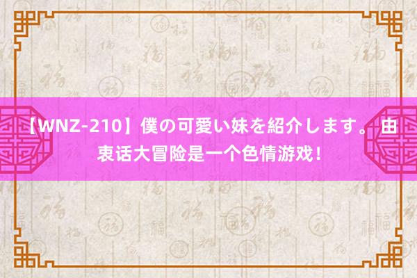 【WNZ-210】僕の可愛い妹を紹介します。 由衷话大冒险是一个色情游戏！