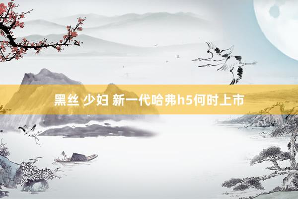 黑丝 少妇 新一代哈弗h5何时上市
